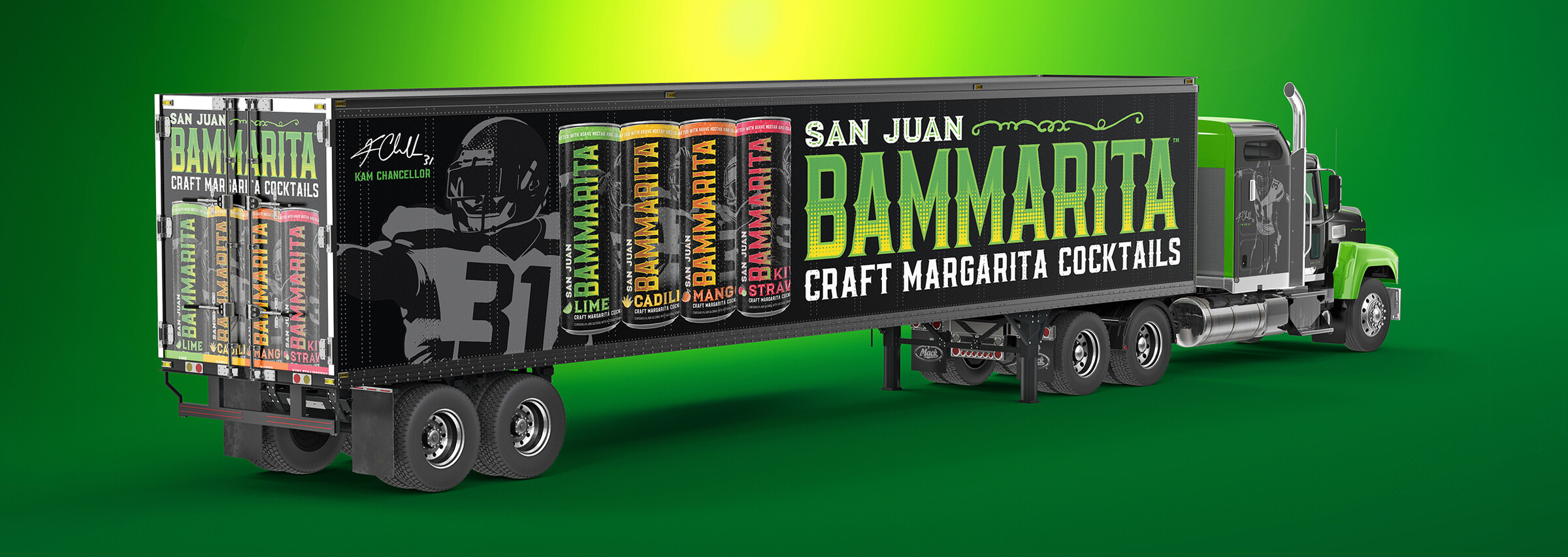 Bammarita truck wrap