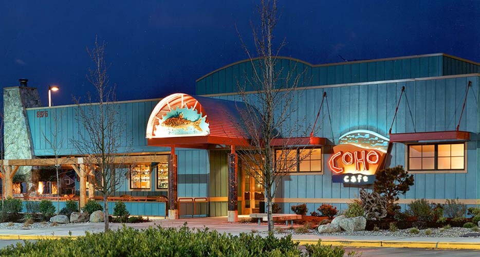 Coho Cafe exterior signage