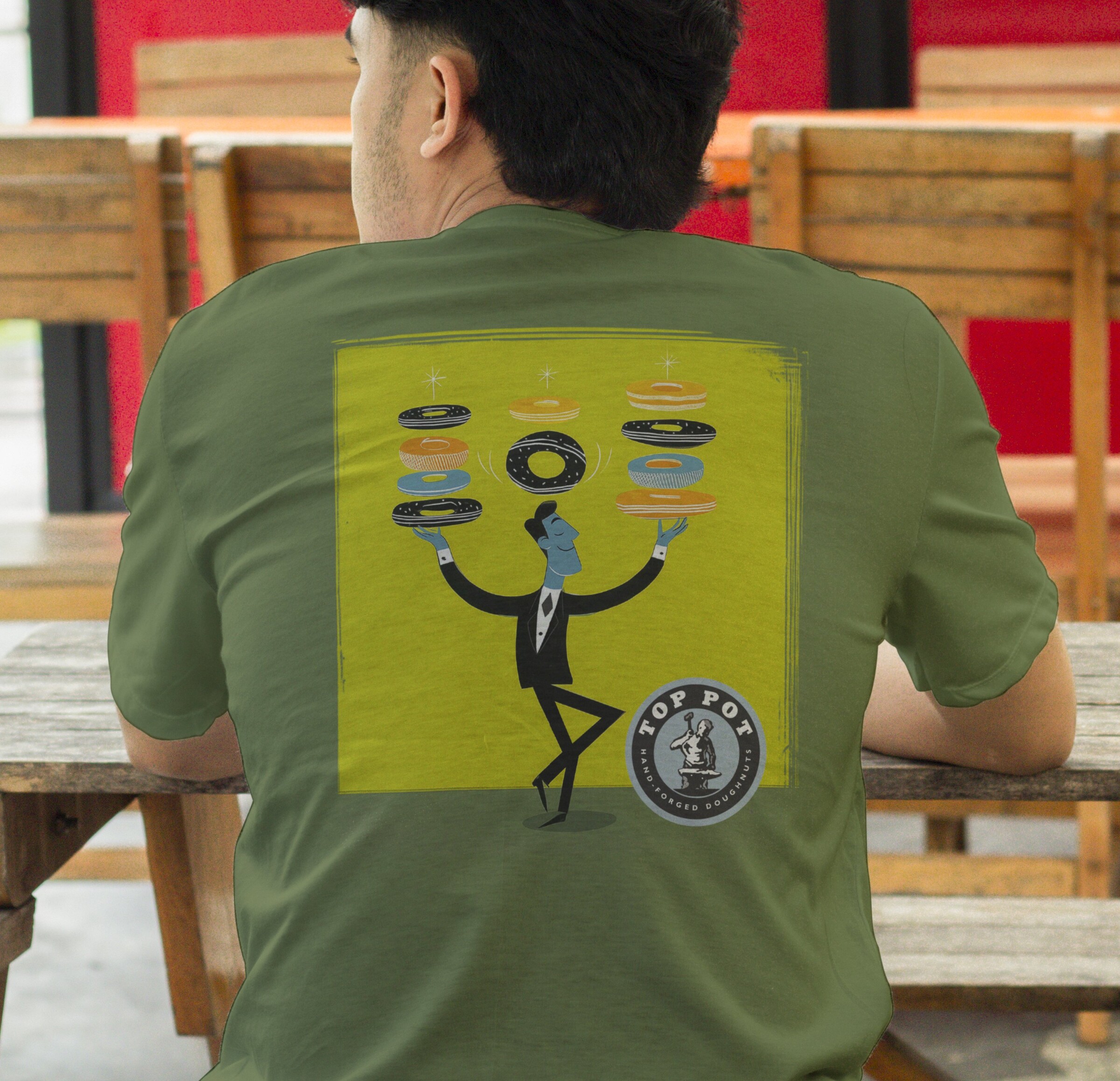 Top Pot apparel back graphic 1
