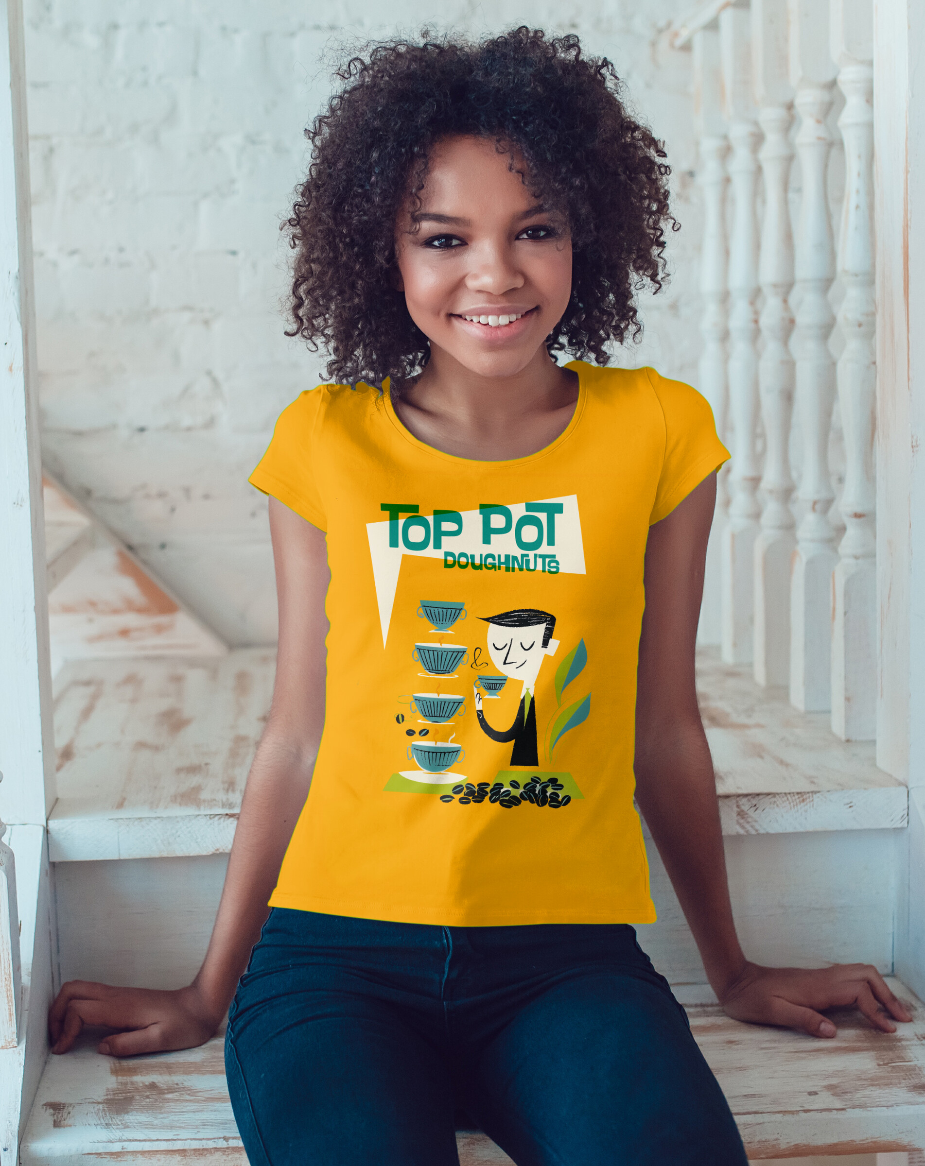 Top Pot apparel - scene 1